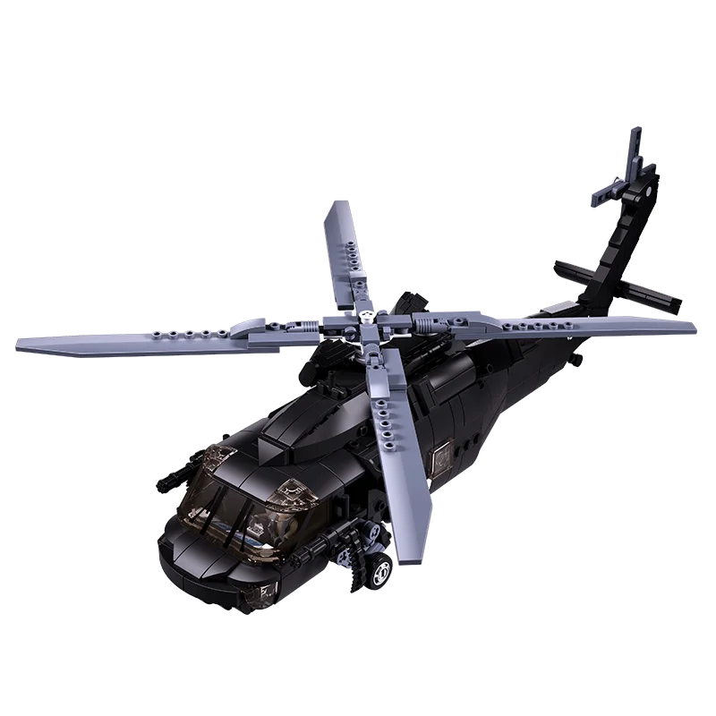 BrickLegion – U60 Night Hawk Transport Helicopter | 770 PCS
