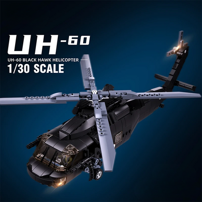 BrickLegion – U60 Night Hawk Transport Helicopter | 770 PCS