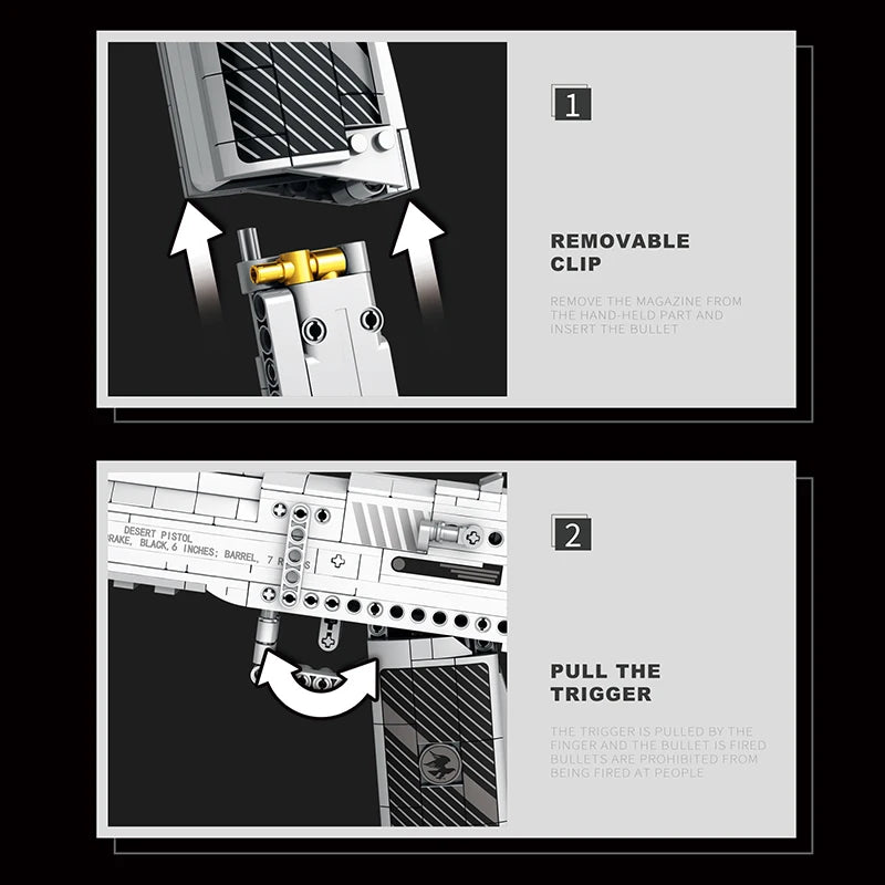 Brickfire Desert Eagle Build Kit