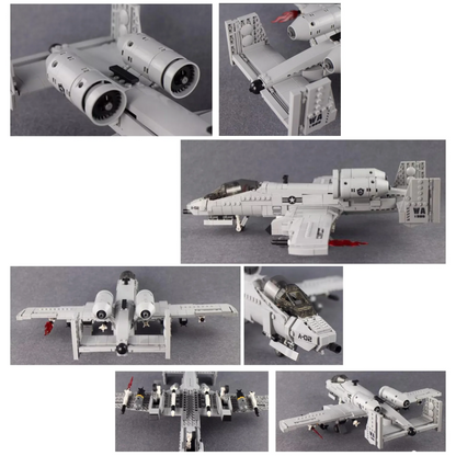 BrickLegion – A10 Ironhog Attack Jet | 1001 PCS